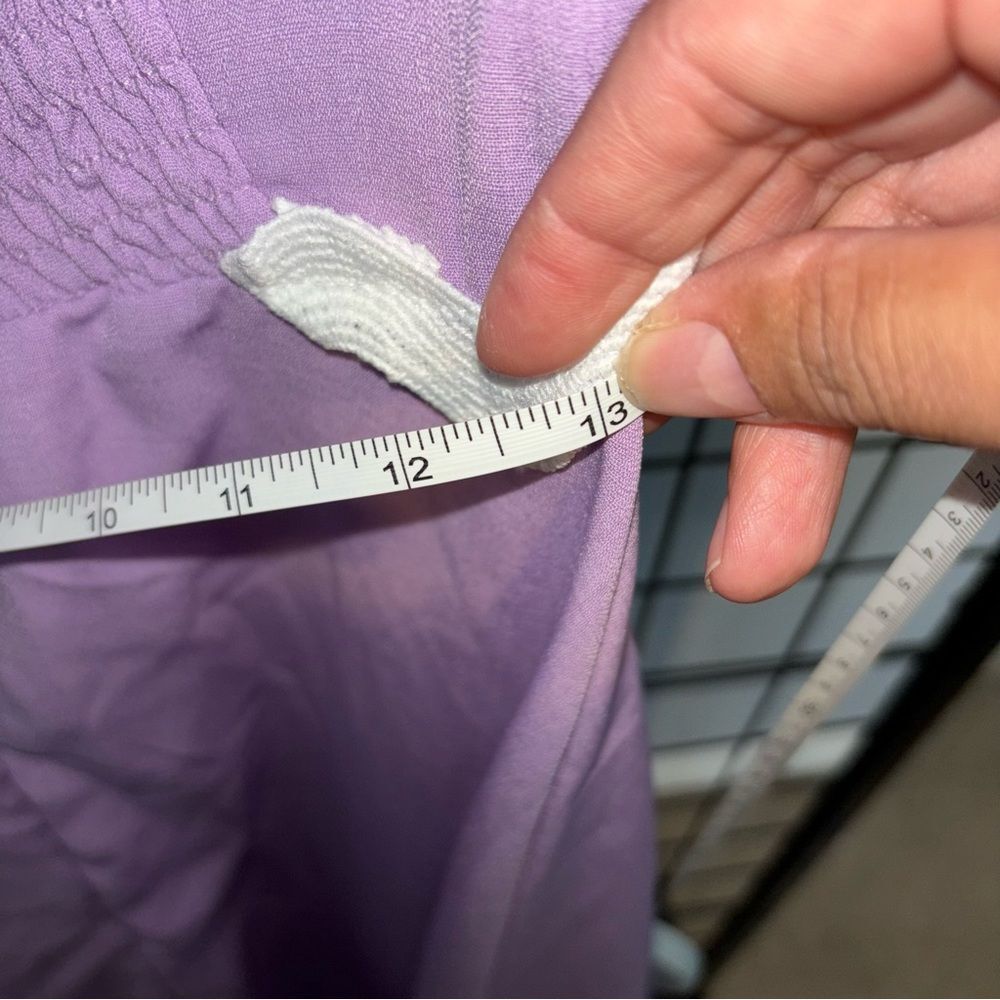 Sleeveless Lavender Maxi Dress With White Accents NWOT - Picture 13 of 13